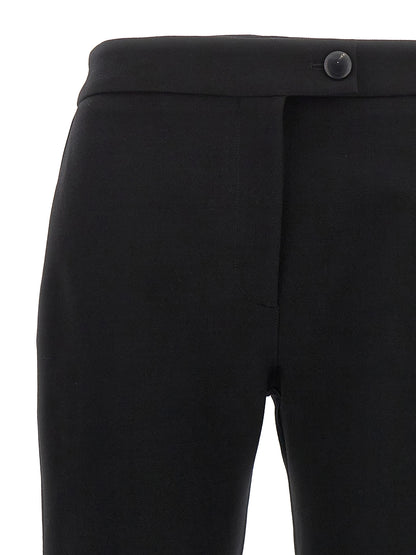 Pantalones Slim Negros De Elastano Ferragamo