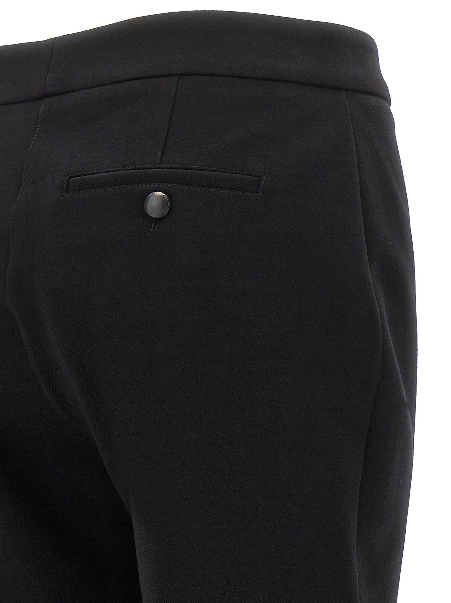 Pantalones Slim Negros De Elastano Ferragamo