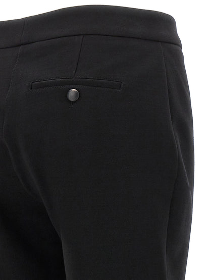 Pantalones Slim Negros De Elastano Ferragamo