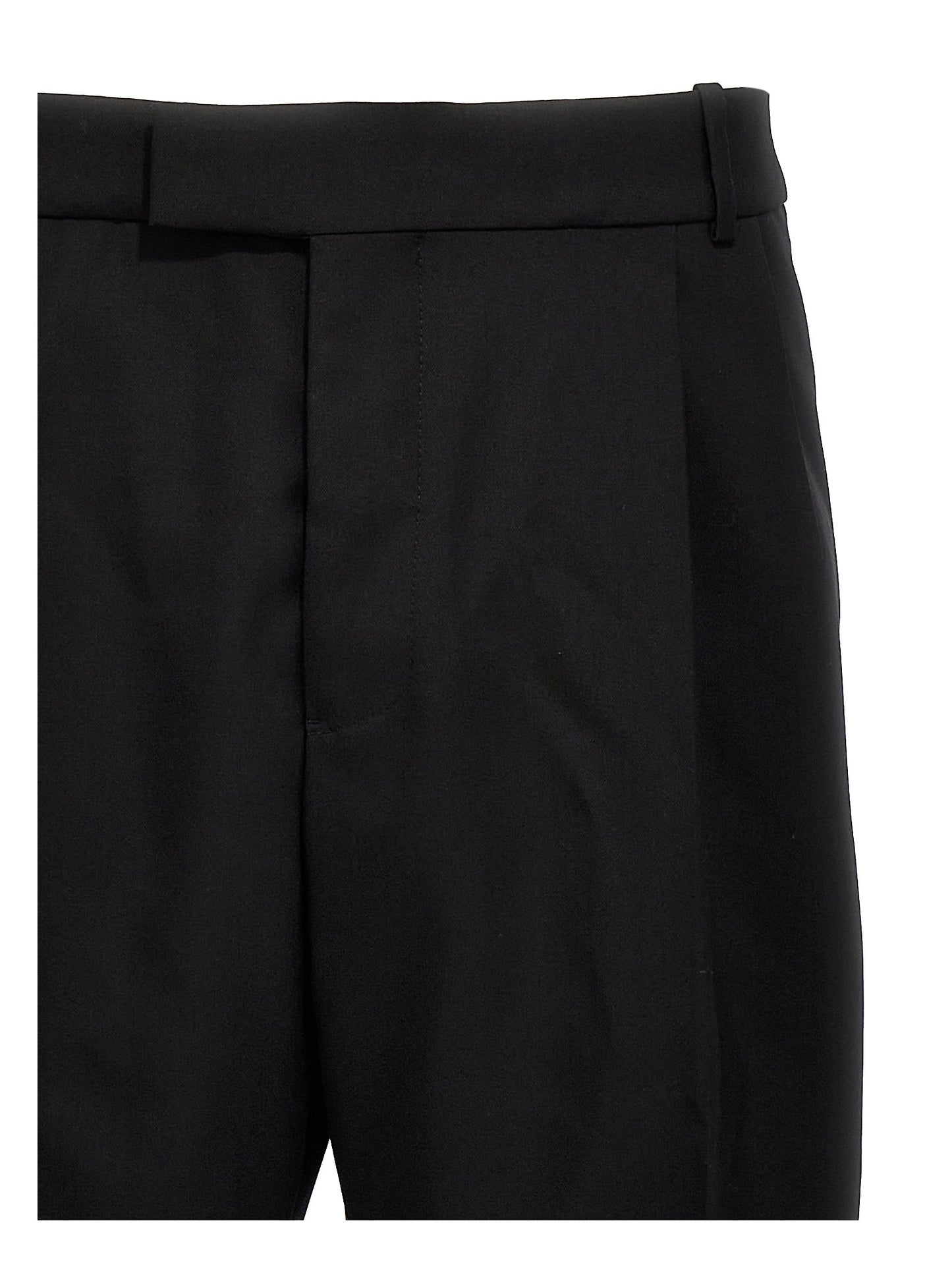 Pantalon Alexander McQueen en laine noir