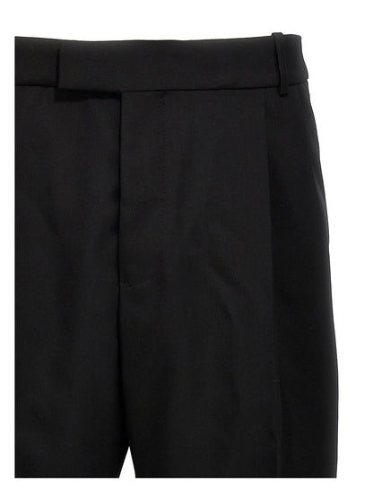 Pantalon Alexander McQueen en laine noir