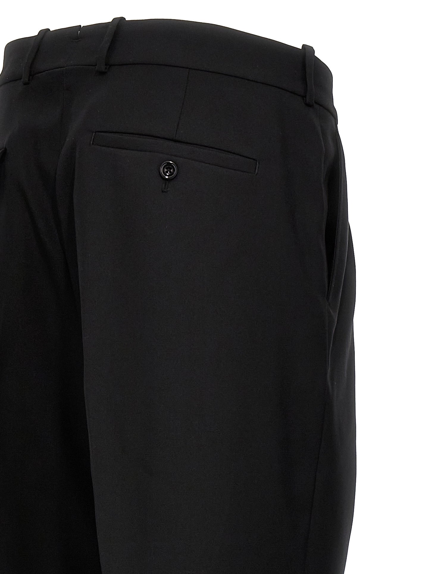 Pantalon Alexander McQueen en laine noir