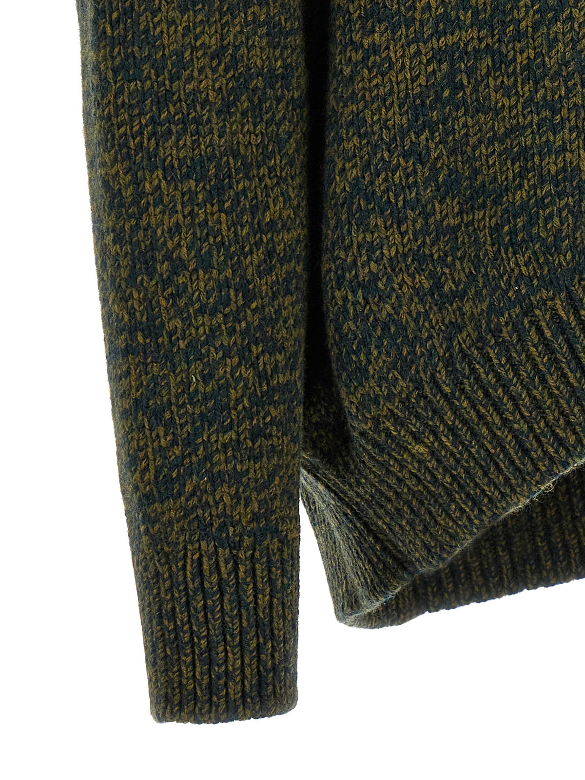 Cardigan Bicolor De Elastano Loewe Con Diseño De Doble Cuello
