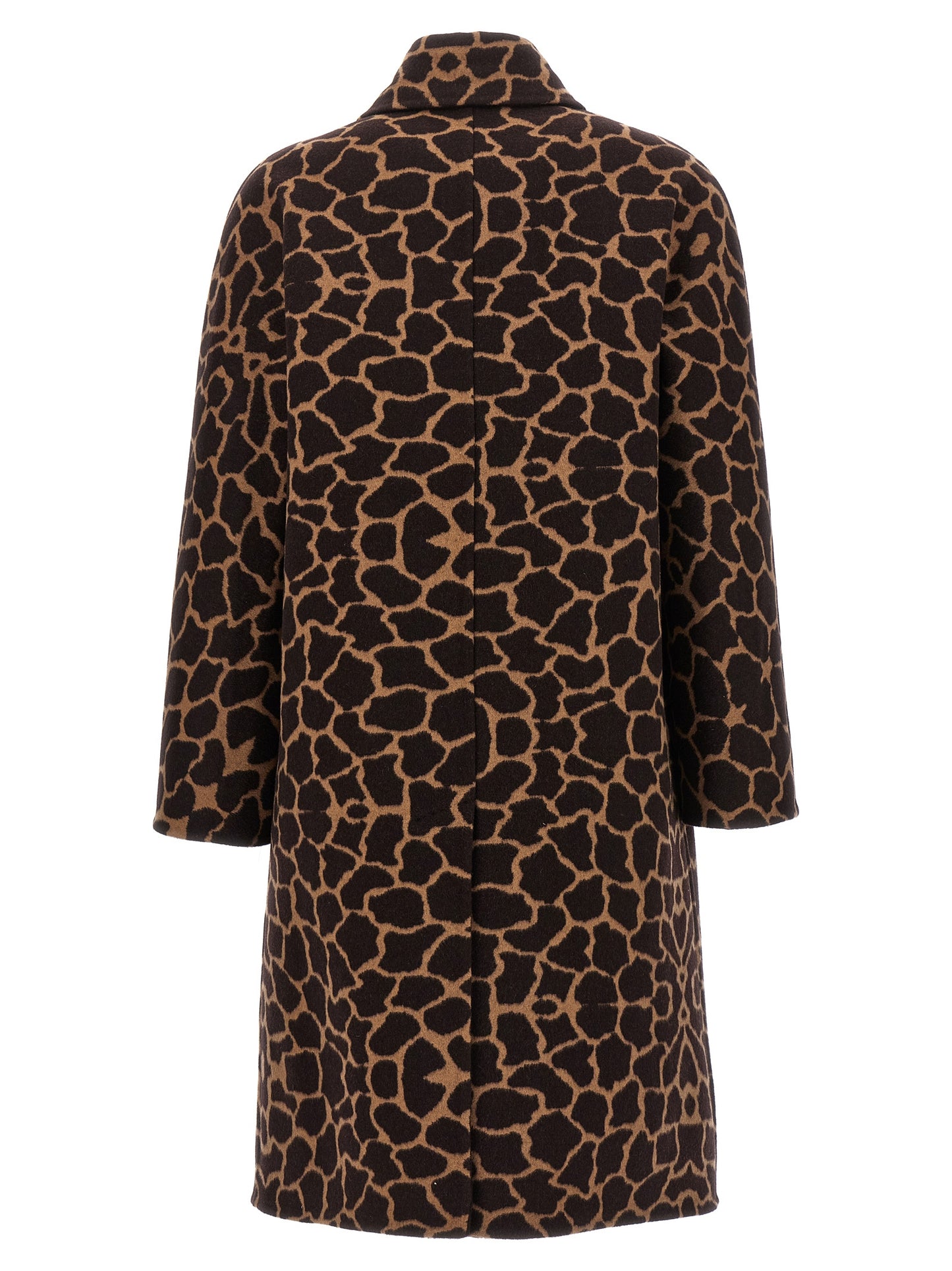 Abrigo Max Mara de lana virgen marrón