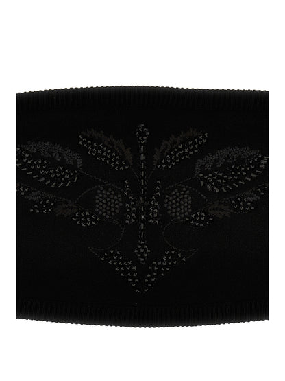 Max Mara Camisetas sin mangas de viscosa negras