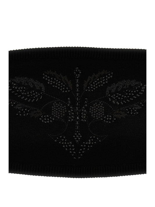 Max Mara Camisetas sin mangas de viscosa negras
