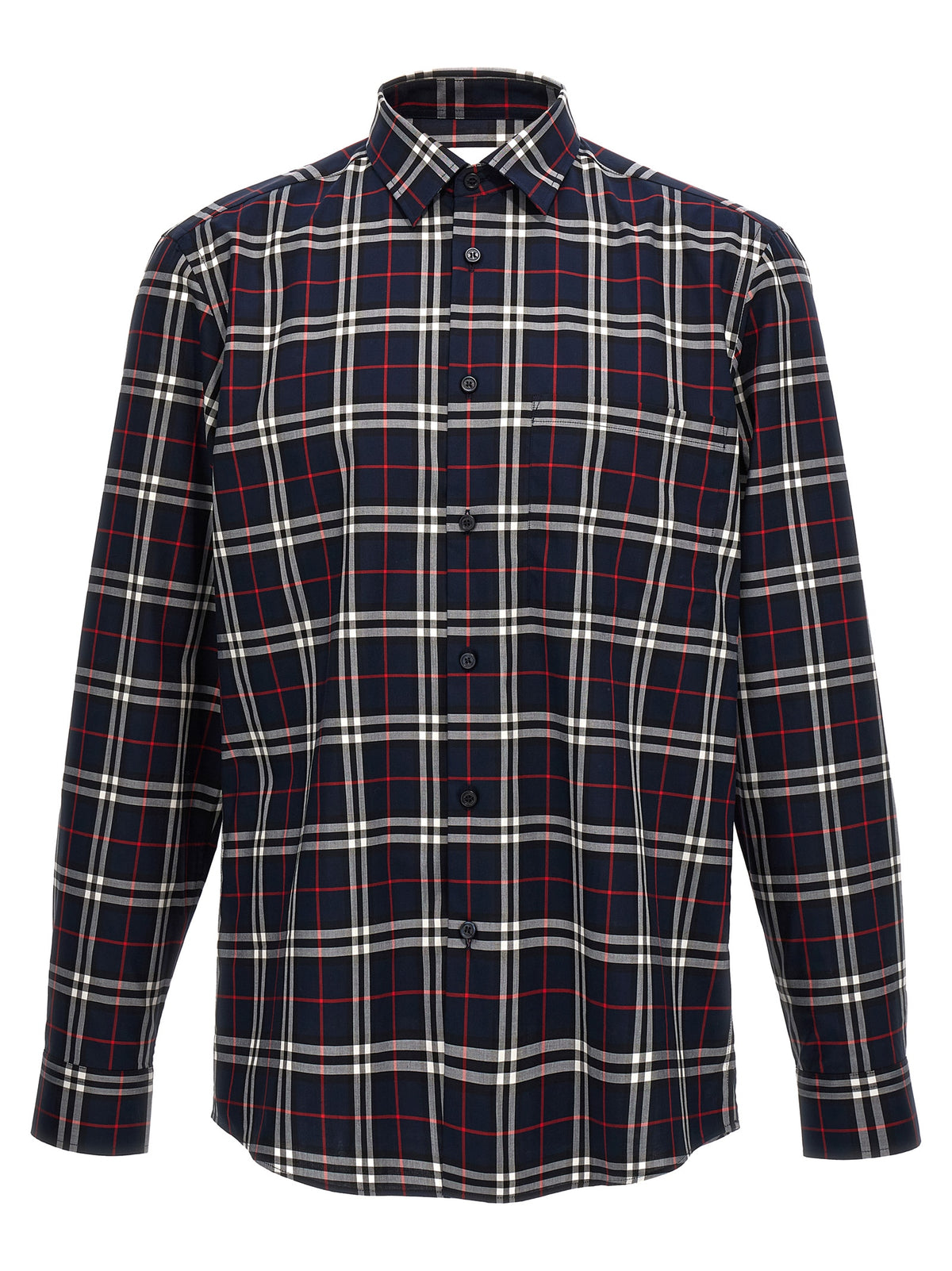 Burberry Blue Cotton Shirt