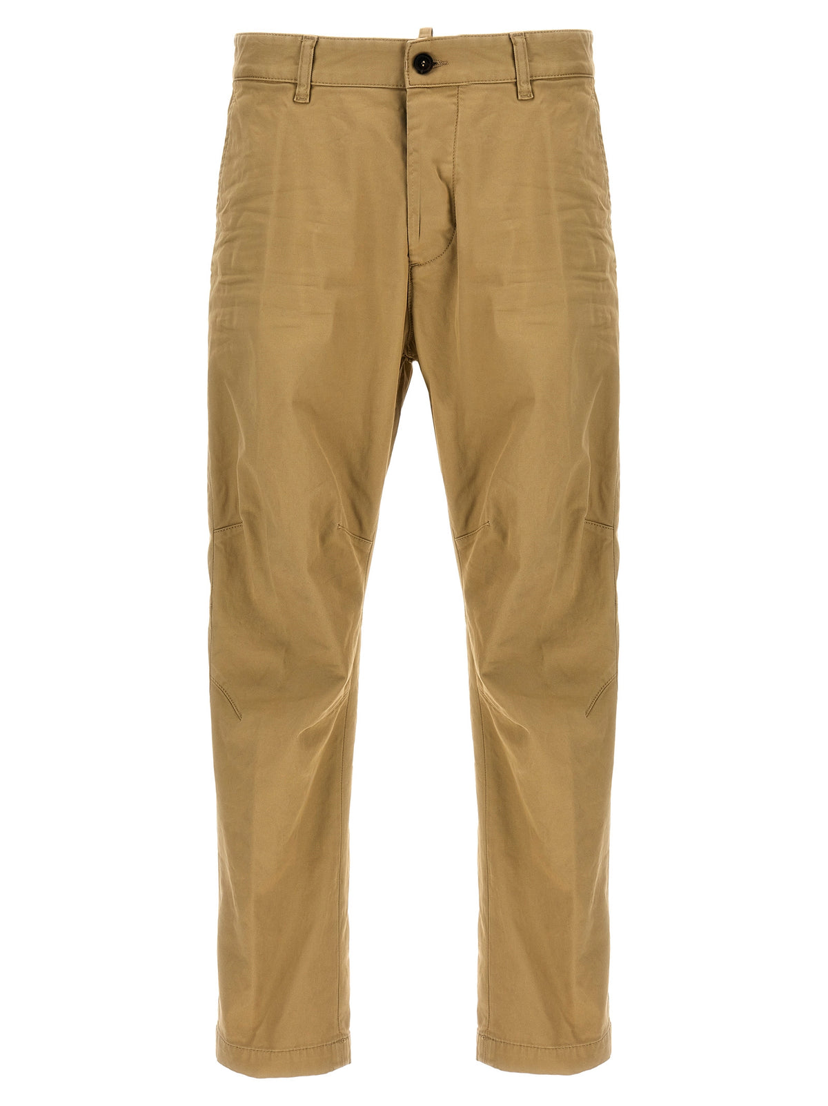 Pantalon chino en coton beige Dsquared²
