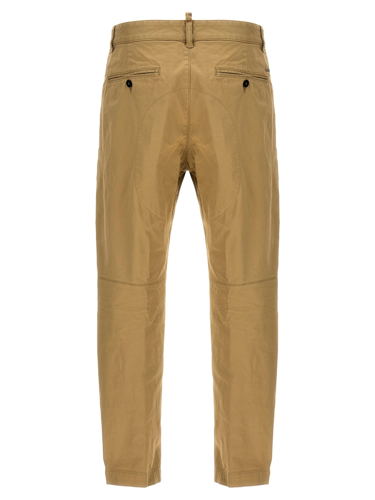 Pantalon chino en coton beige Dsquared²