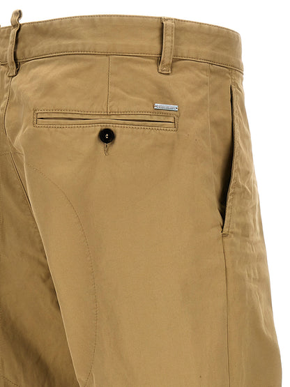 Pantalon chino en coton beige Dsquared²