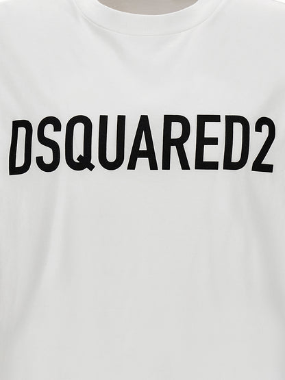 Camiseta Dsquared² De Algodón Bicolor