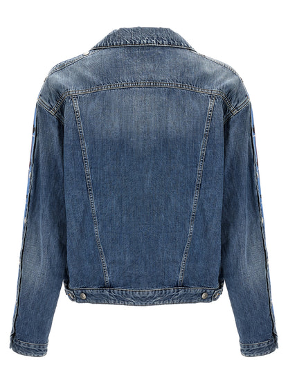 Veste en jean Dsquared² en coton bleu, modèle Dan