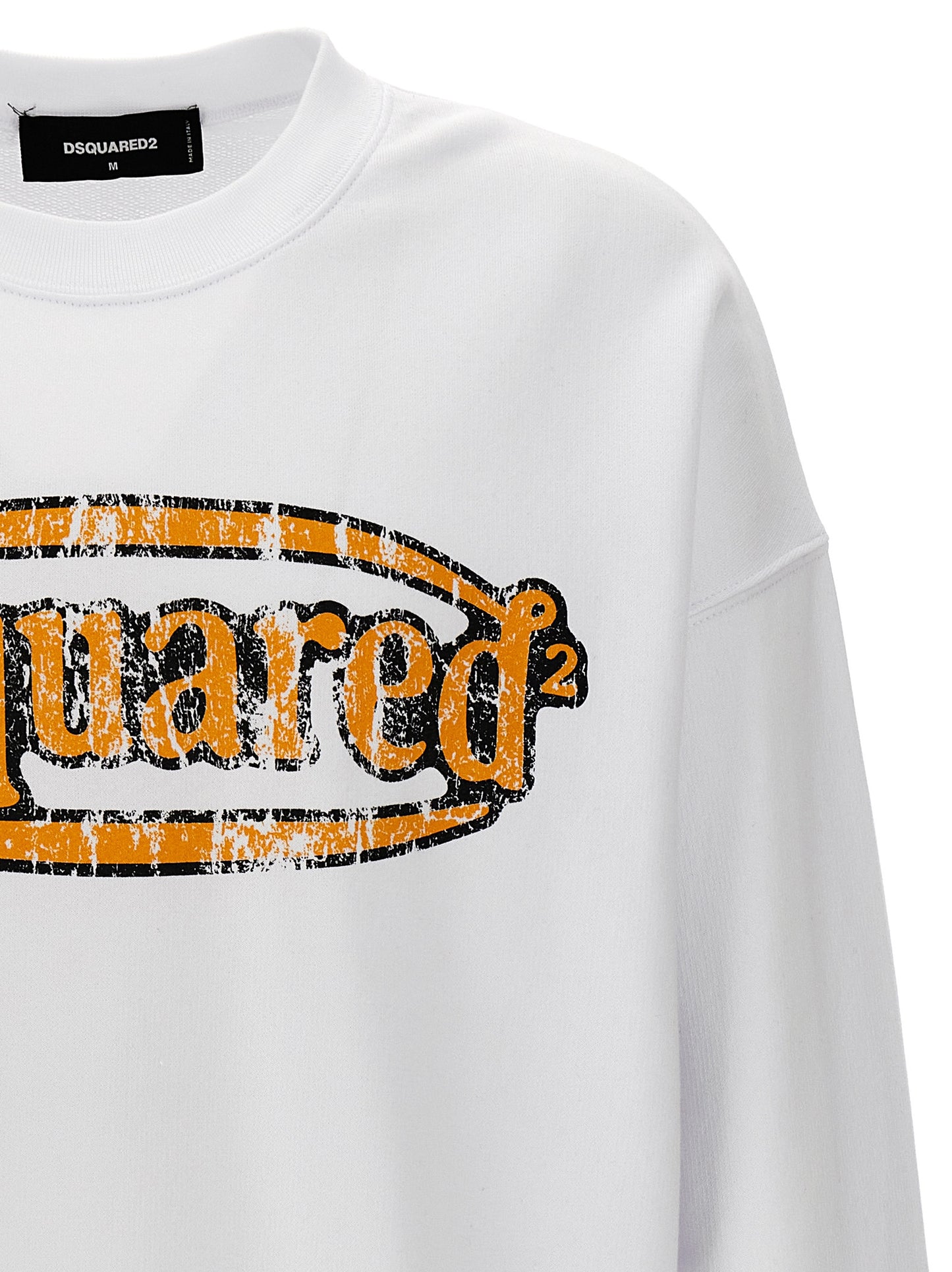 Sudadera Dsquared² de algodón blanco