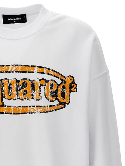 Sudadera Dsquared² de algodón blanco