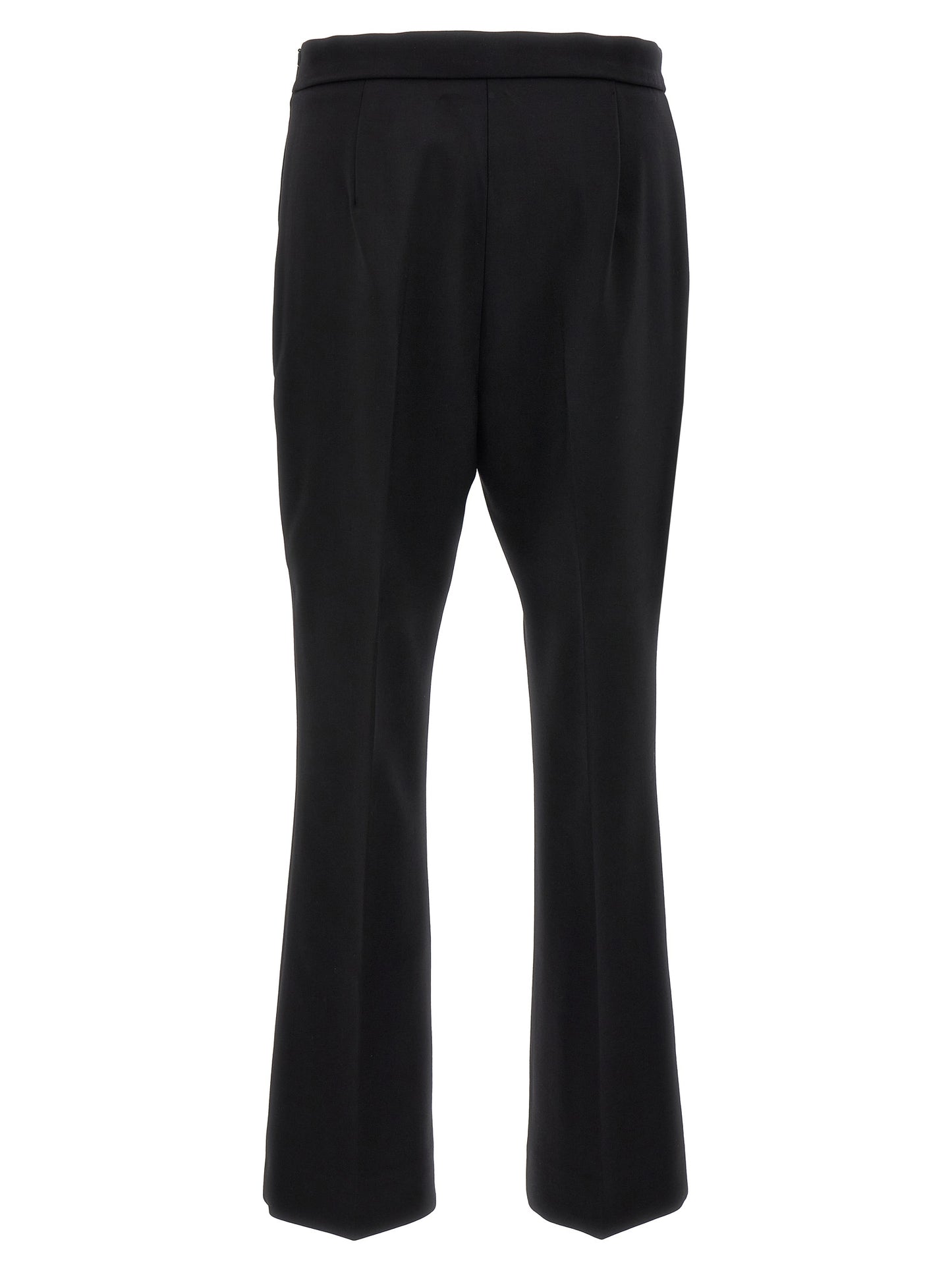 Pantalones capri Max Mara de lana virgen negros