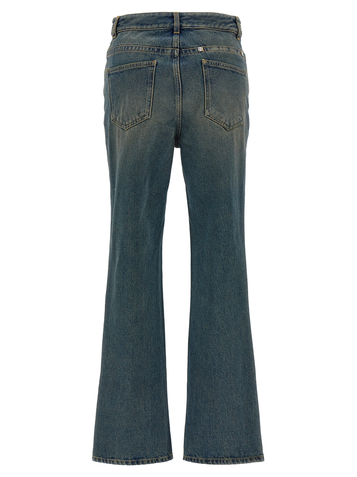 Vaqueros Givenchy De Algodón Azul Corte Boca Campana