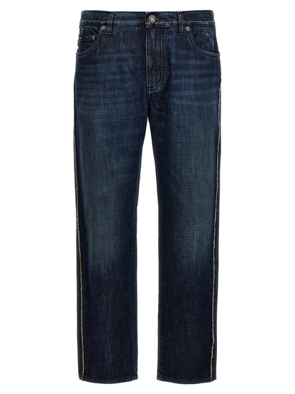 Jean skinny Dolce & Gabbana en coton bleu
