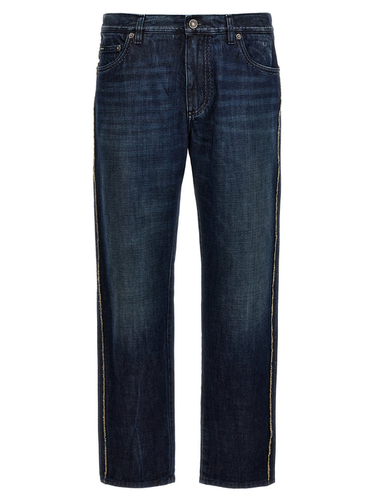 Vaqueros pitillo Dolce & Gabbana de algodón azul