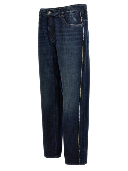 Jean skinny Dolce & Gabbana en coton bleu