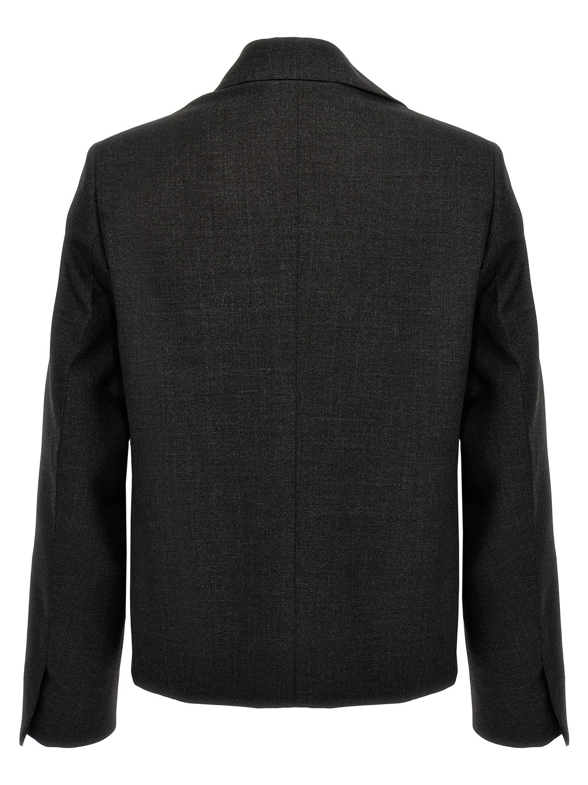 Veste zippée en laine vierge grise Givenchy