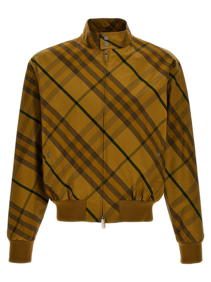 Cazadora bomber de algodón bicolor Burberry