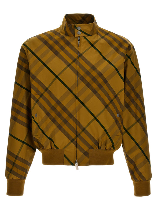Cazadora bomber de algodón bicolor Burberry