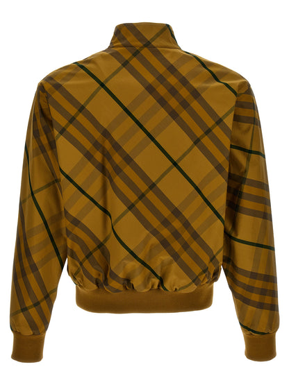 Cazadora bomber de algodón bicolor Burberry