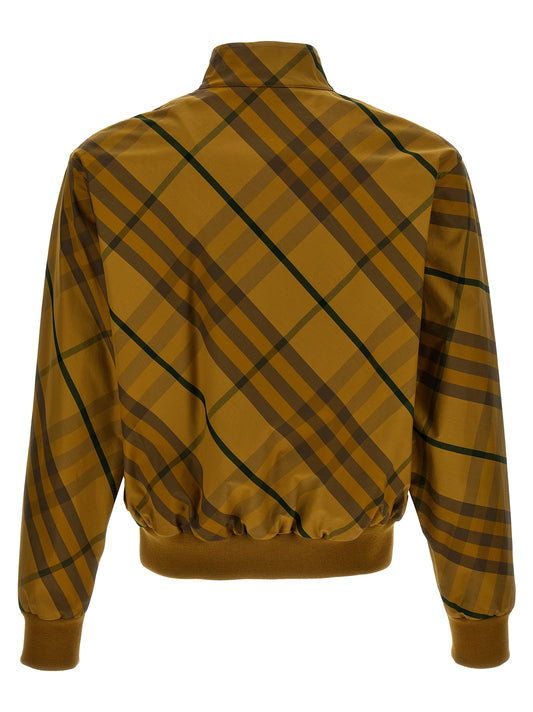 Cazadora bomber de algodón bicolor Burberry