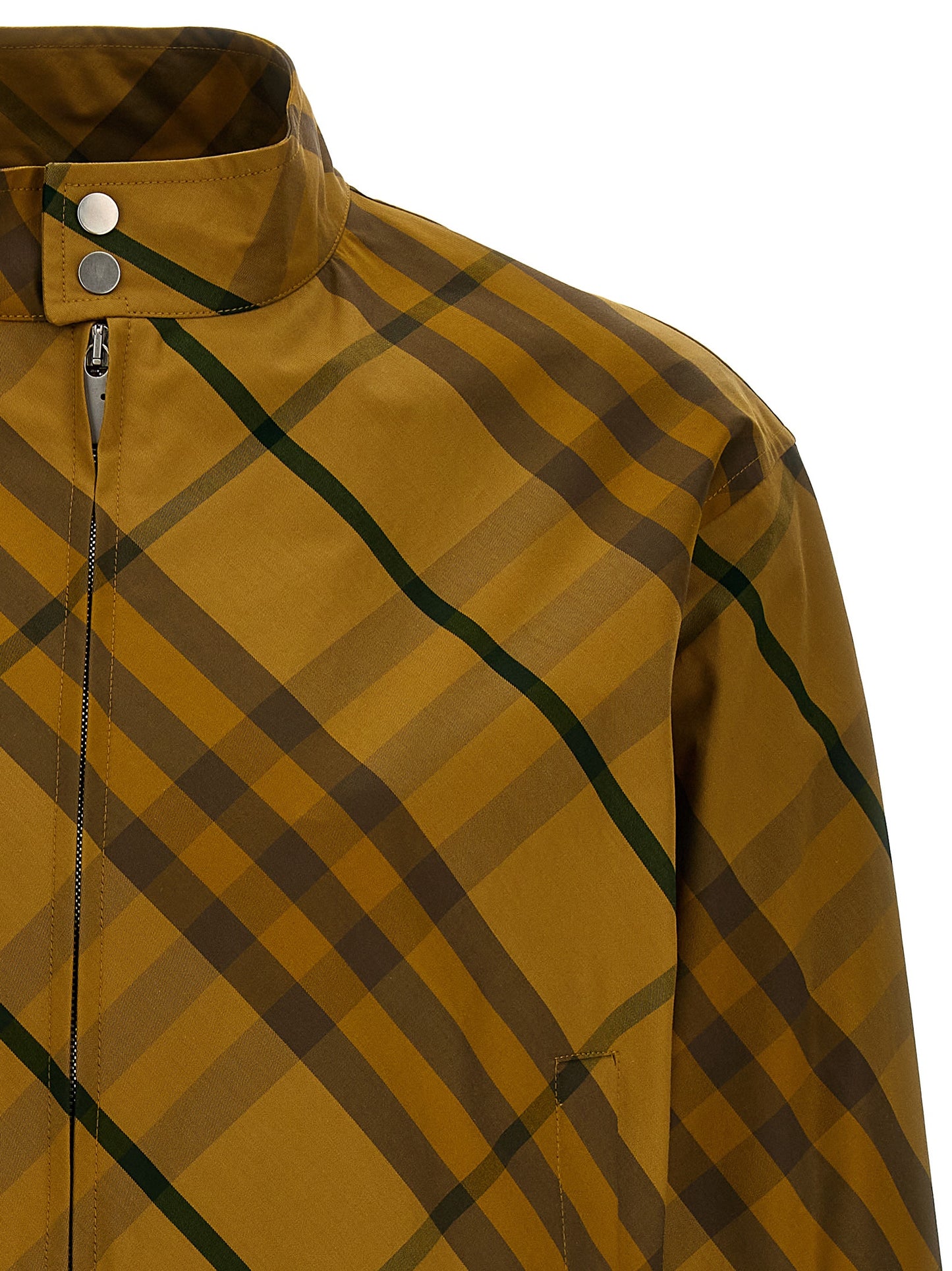 Cazadora bomber de algodón bicolor Burberry