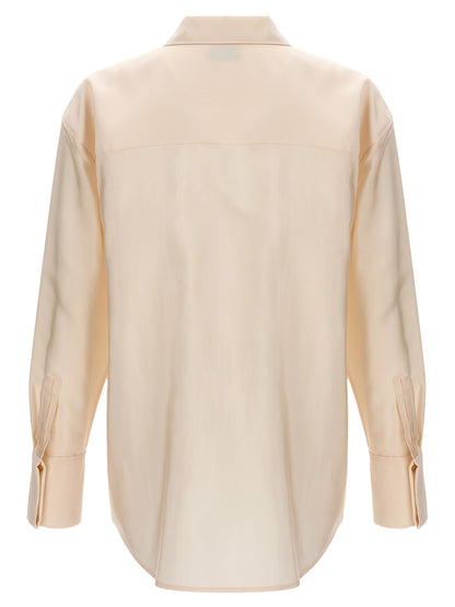 Blouse Saint Laurent en acétate beige pour femme