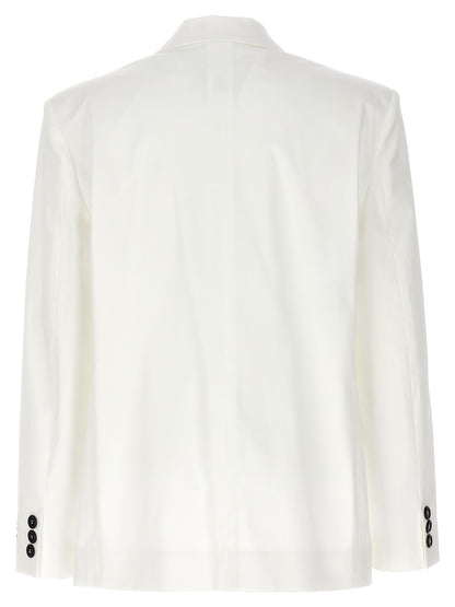 Blazer Moschino de algodón blanco