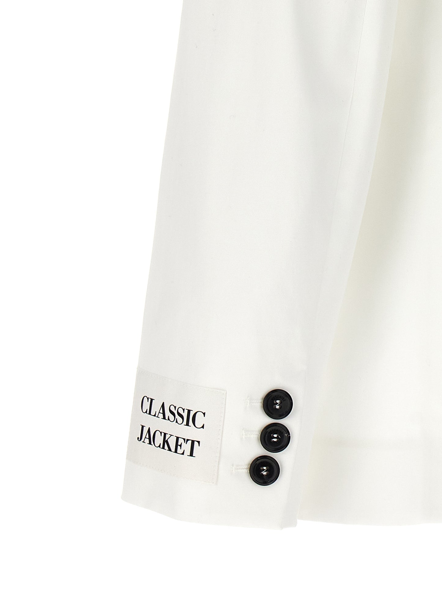 Blazer Moschino de algodón blanco