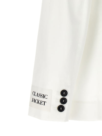 Blazer Moschino de algodón blanco