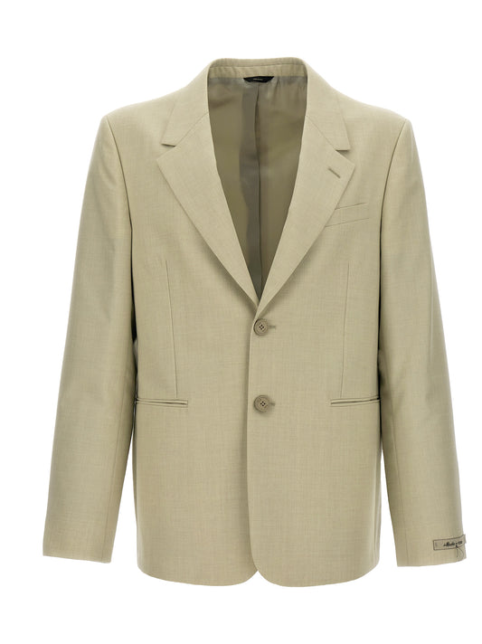 Blazer Fendi de lana virgen beige