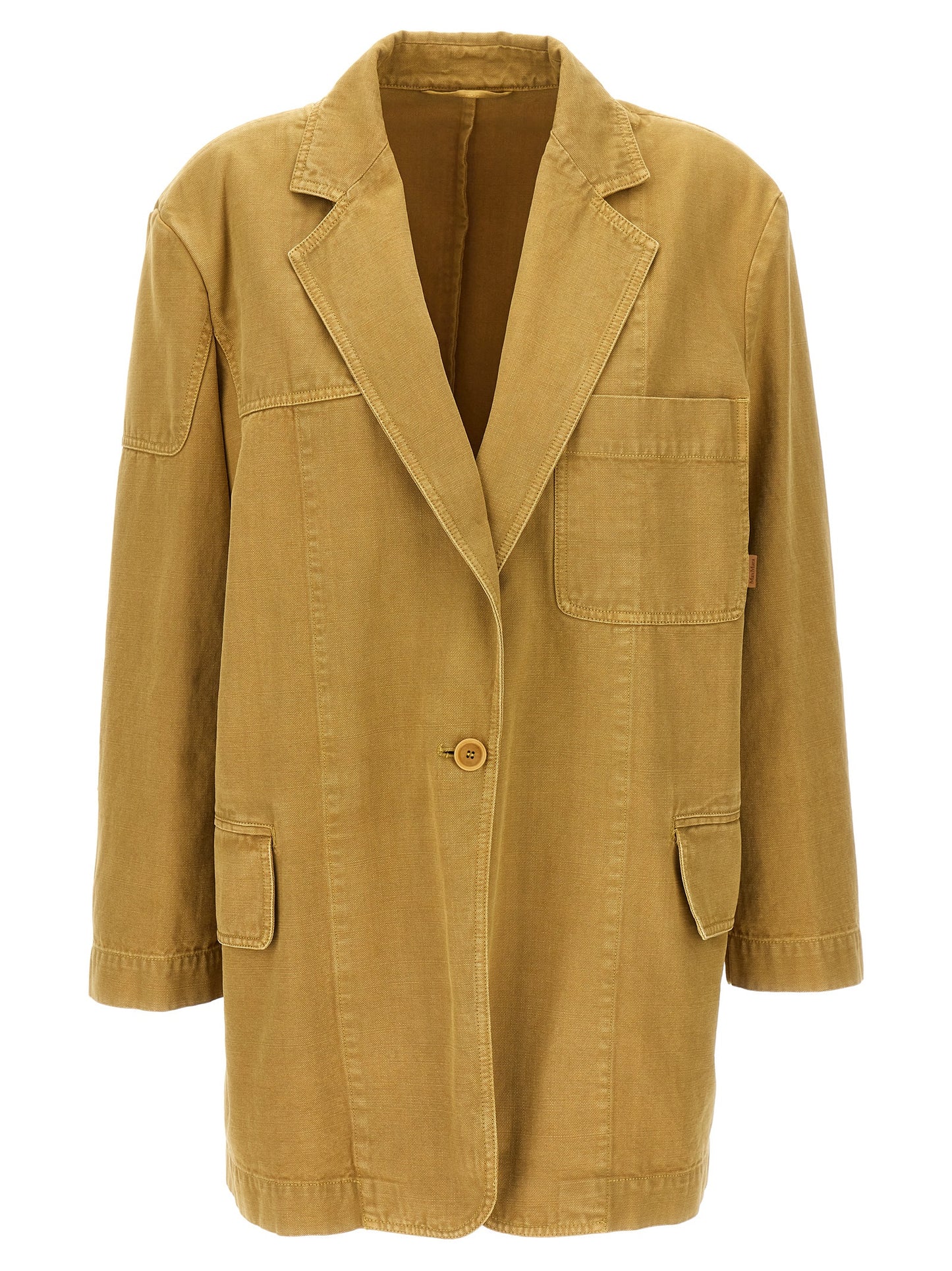 Max Mara Blazer de algodón beige