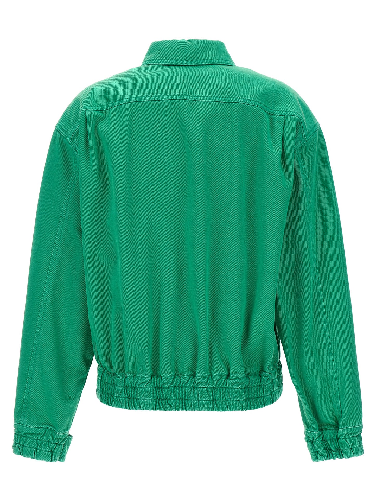 Chaqueta larga bicolor de algodón Max Mara
