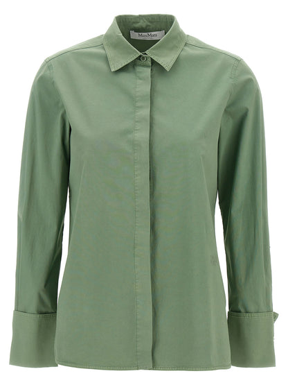 Blusa de algodón bicolor Max Mara