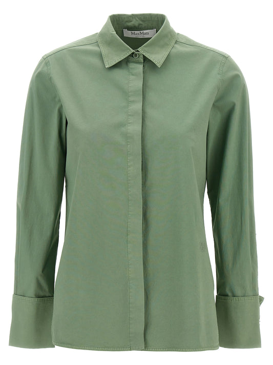 Blusa de algodón bicolor Max Mara