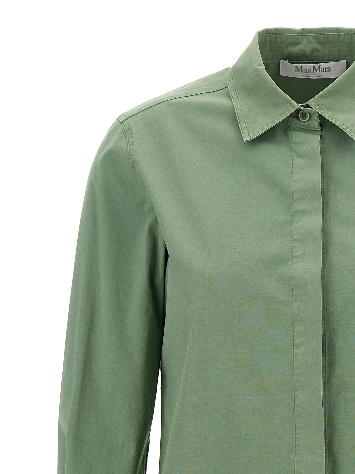 Blusa de algodón bicolor Max Mara