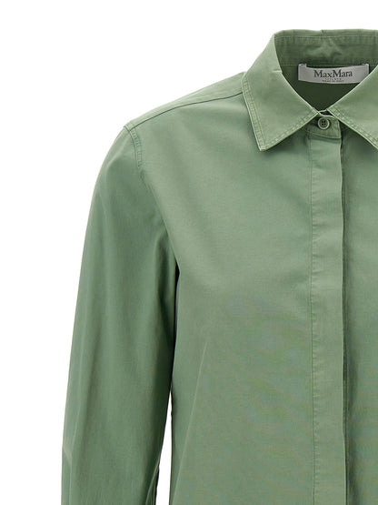 Blusa de algodón bicolor Max Mara