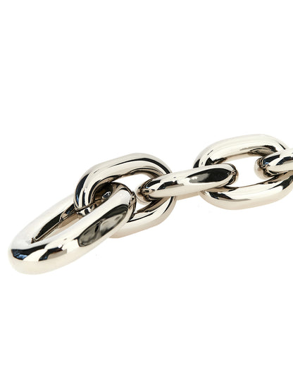 Pulsera de metal plateado de Paco Rabanne