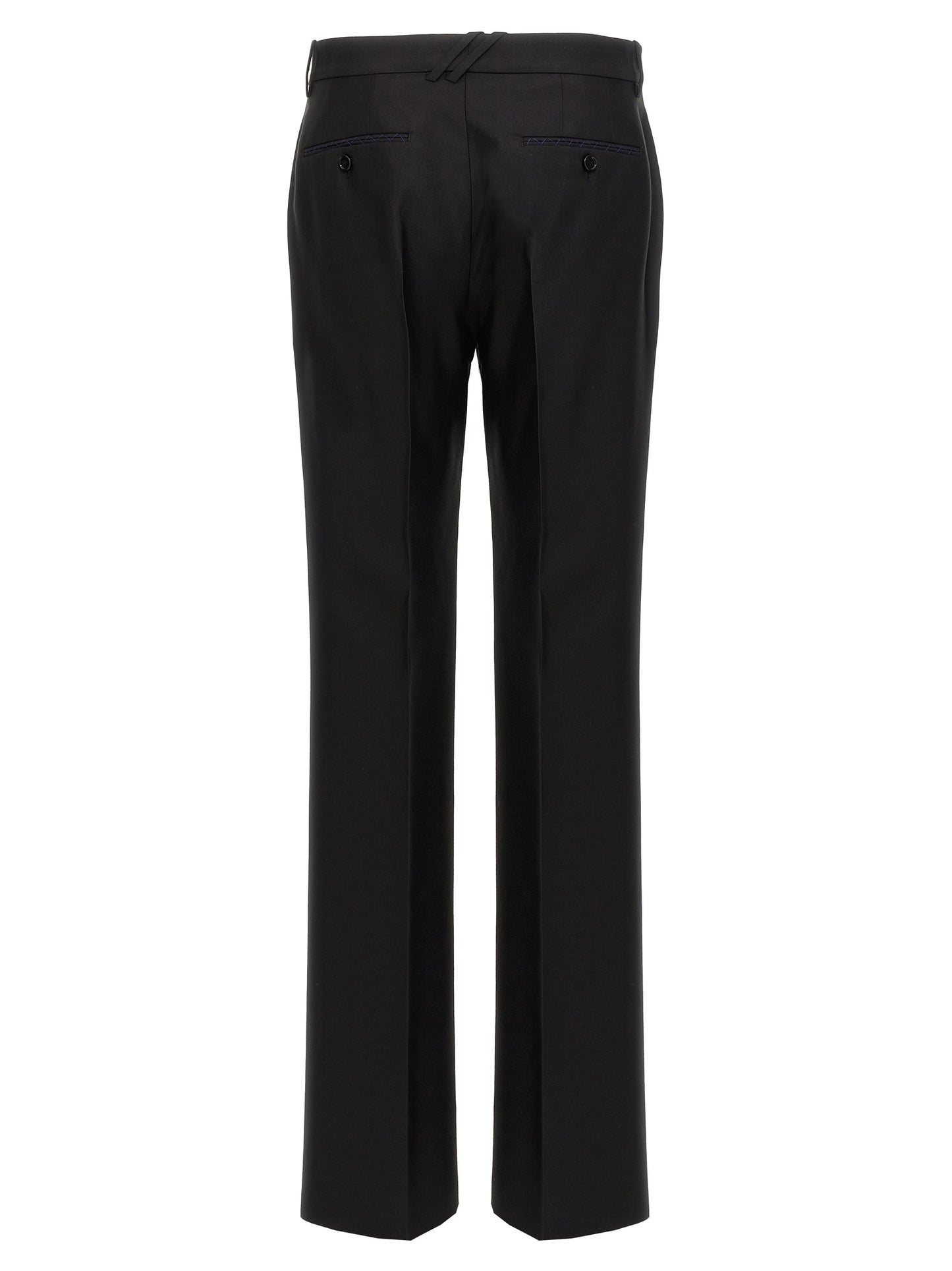 Pantalon de costume Burberry en laine vierge noire