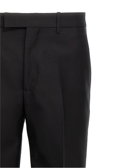 Pantalon de costume Burberry en laine vierge noire