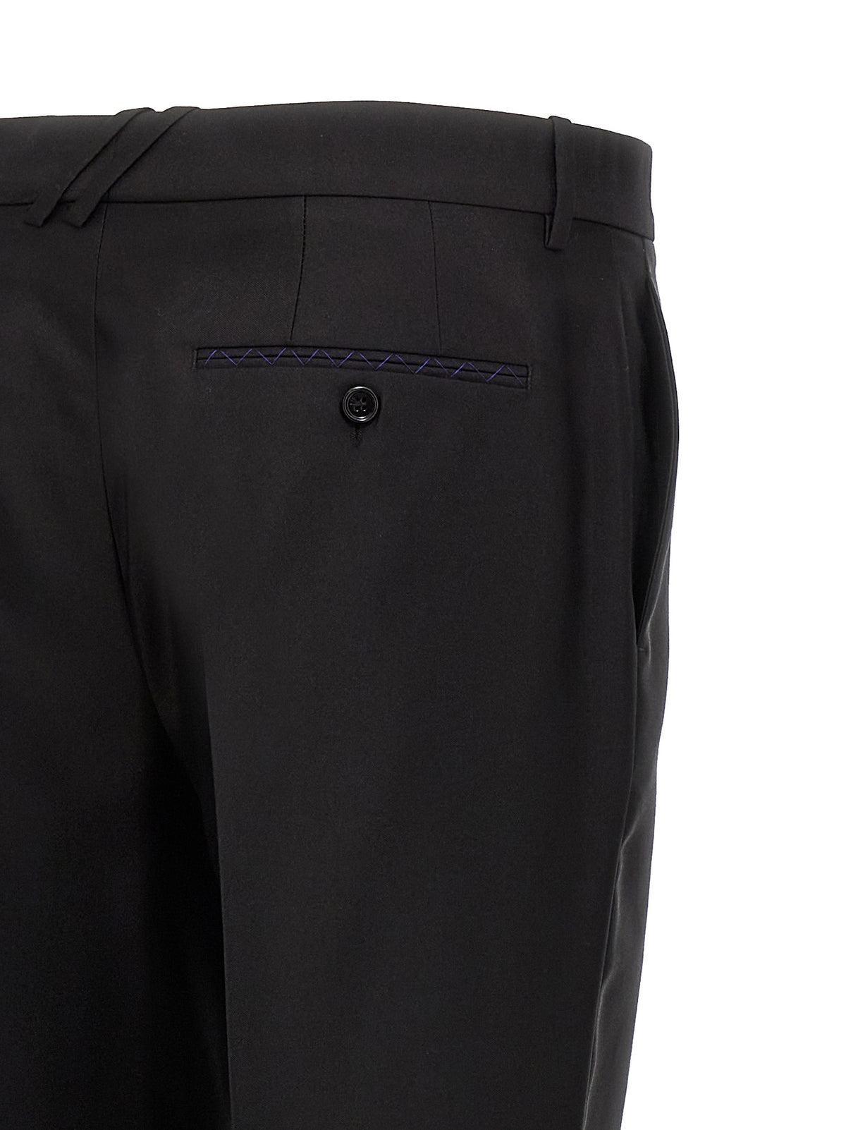 Pantalon de costume Burberry en laine vierge noire