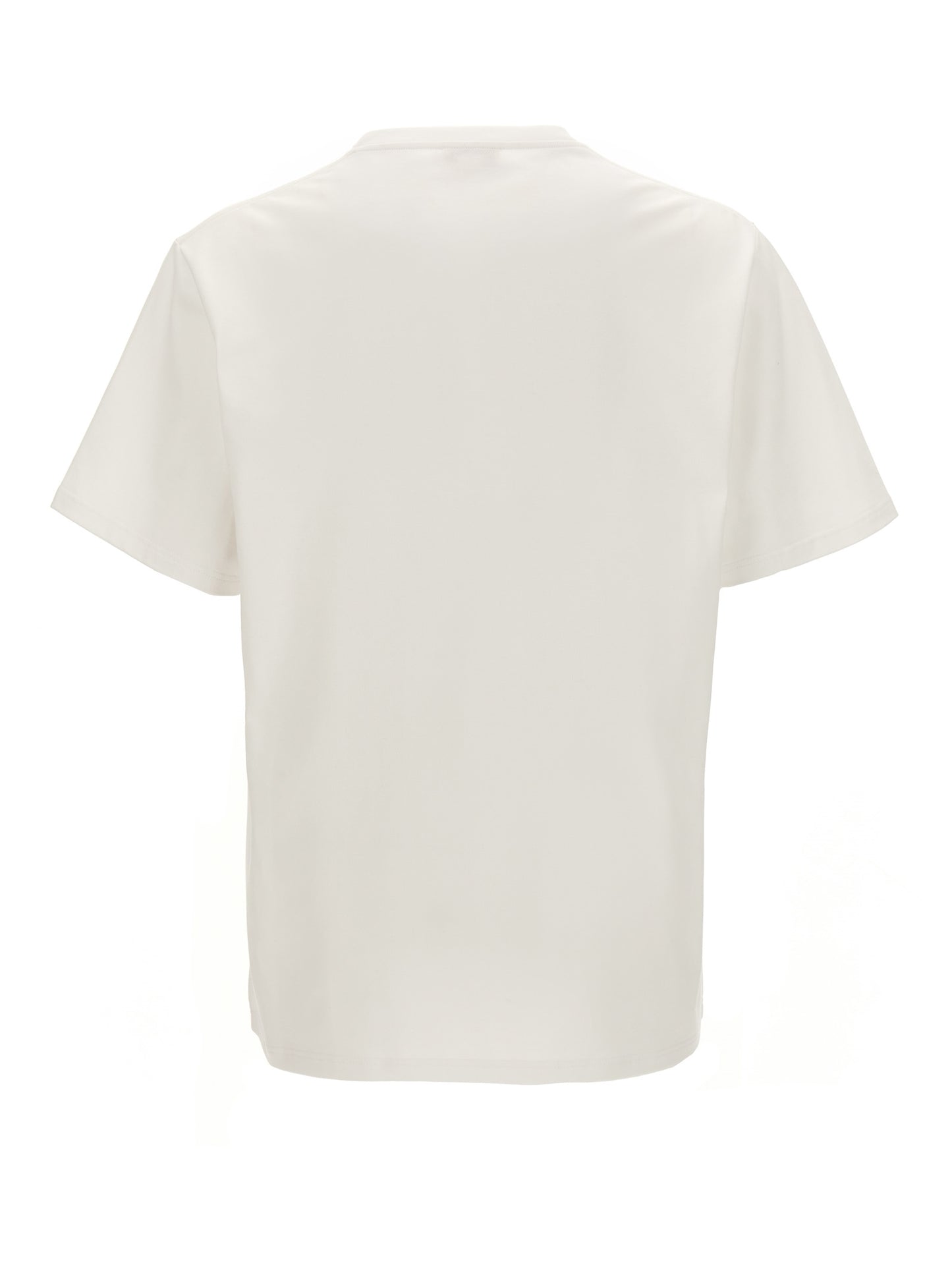 Camiseta de algodón bicolor Alexander McQueen