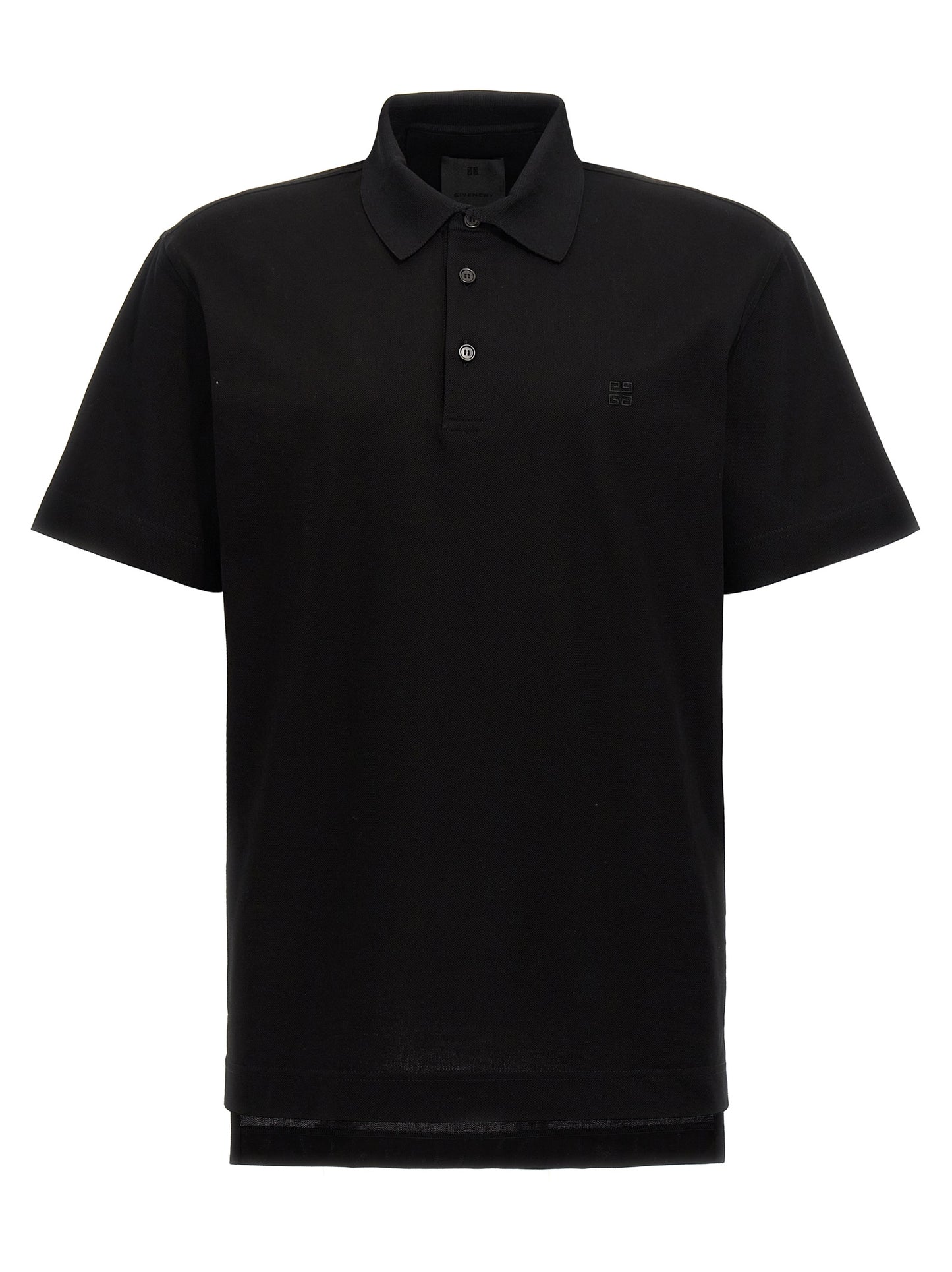 Men's Givenchy Black Cotton Polo Shirt