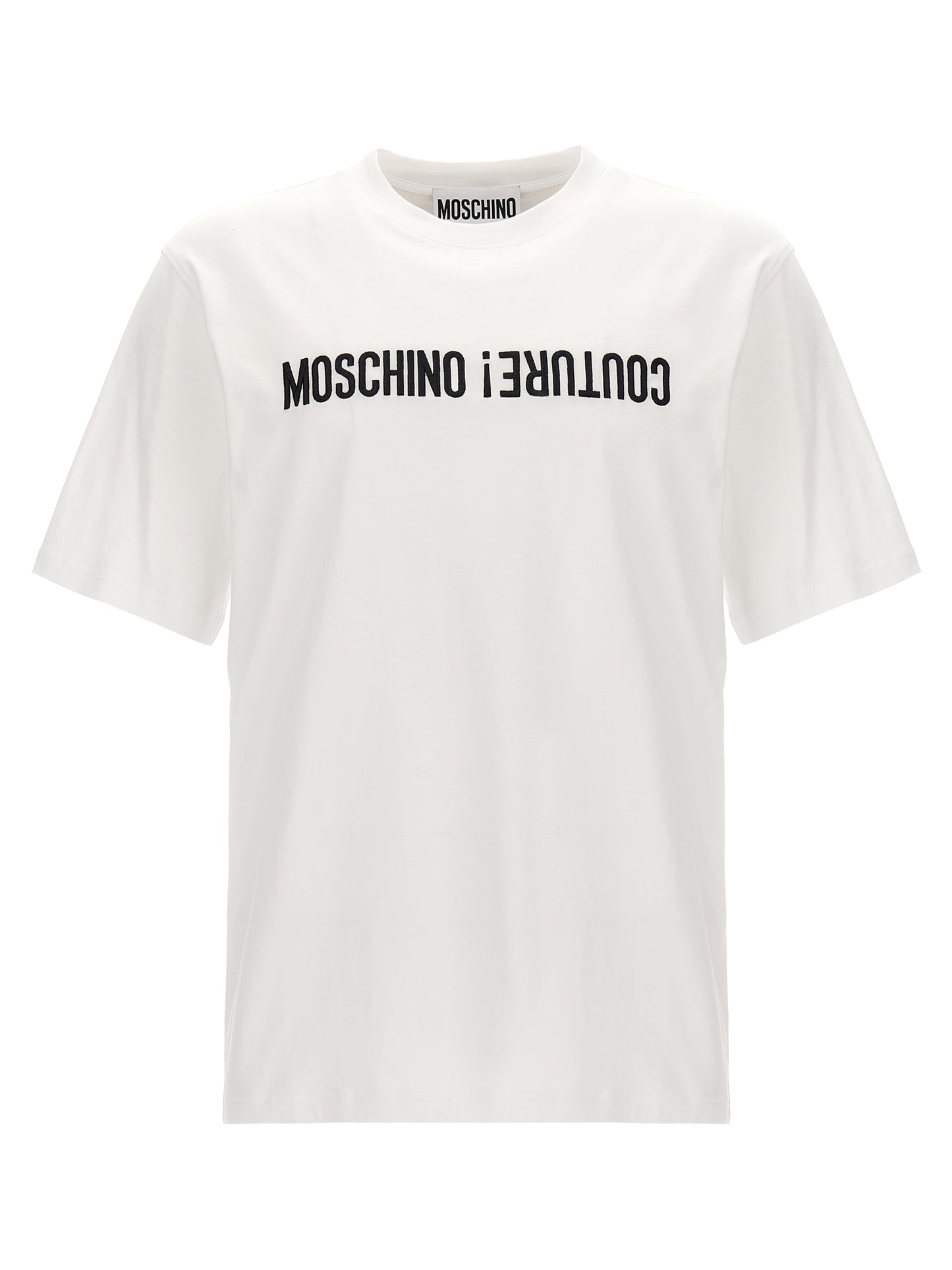 Moschino Camiseta Bicolor de Algodón