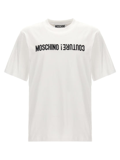 Moschino Camiseta Bicolor de Algodón
