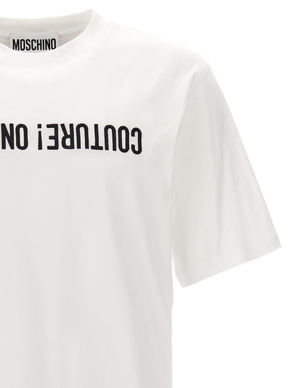 Moschino Camiseta Bicolor de Algodón