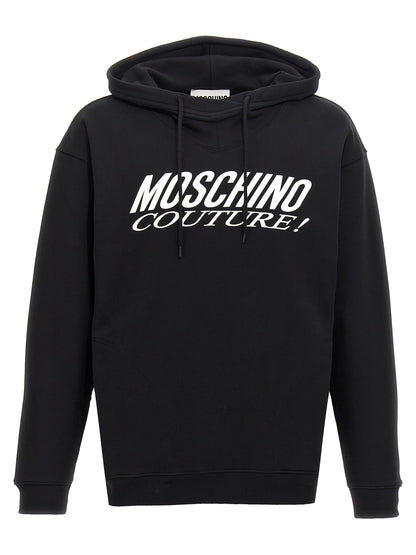 Sudadera bicolor de algodón Moschino